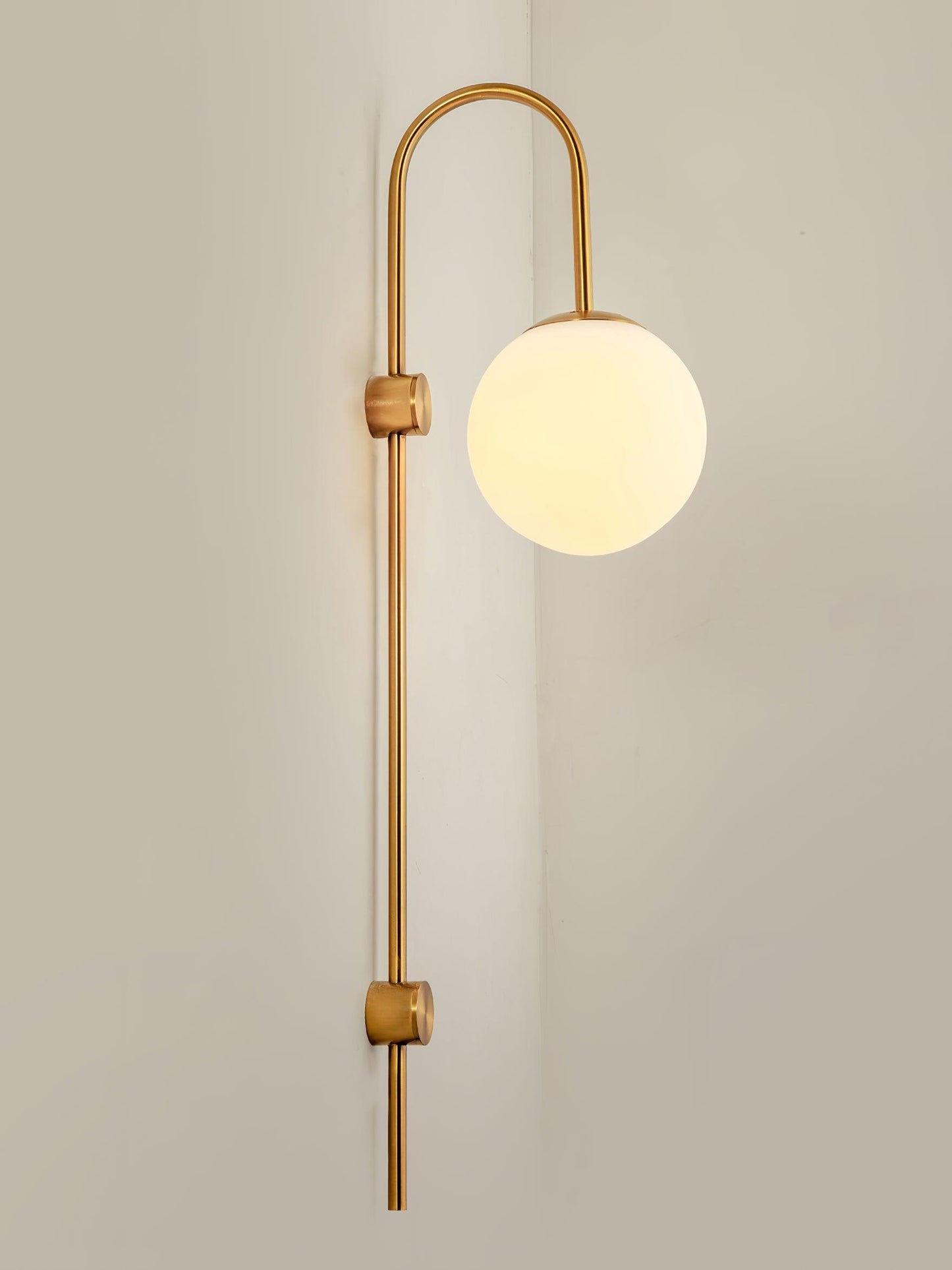 Erikson Sconce | Iron, Glass, Metal | Gold, Black