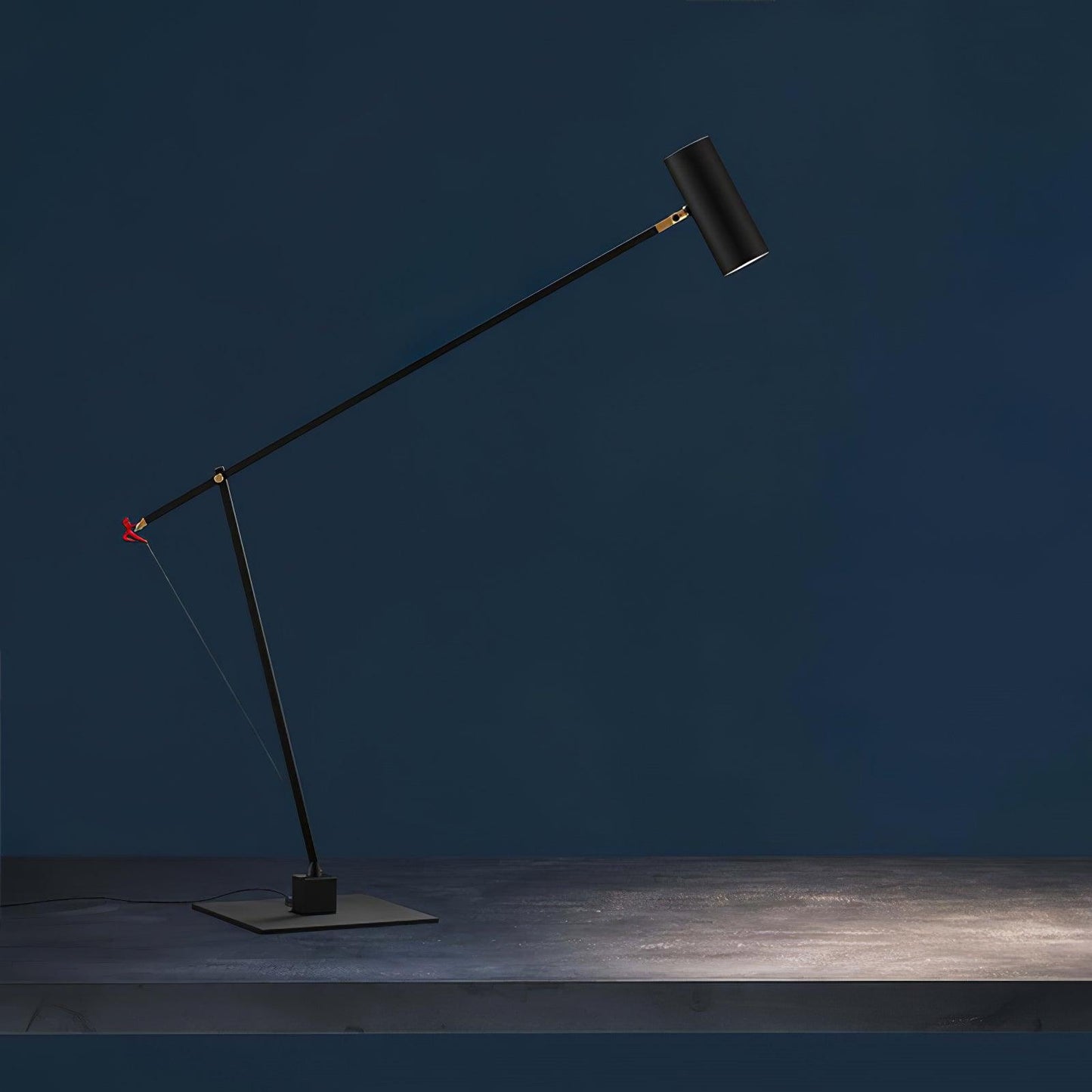 Ettorino Table Lamp | Adjustable Metal Design | Red, Yellow & Blue