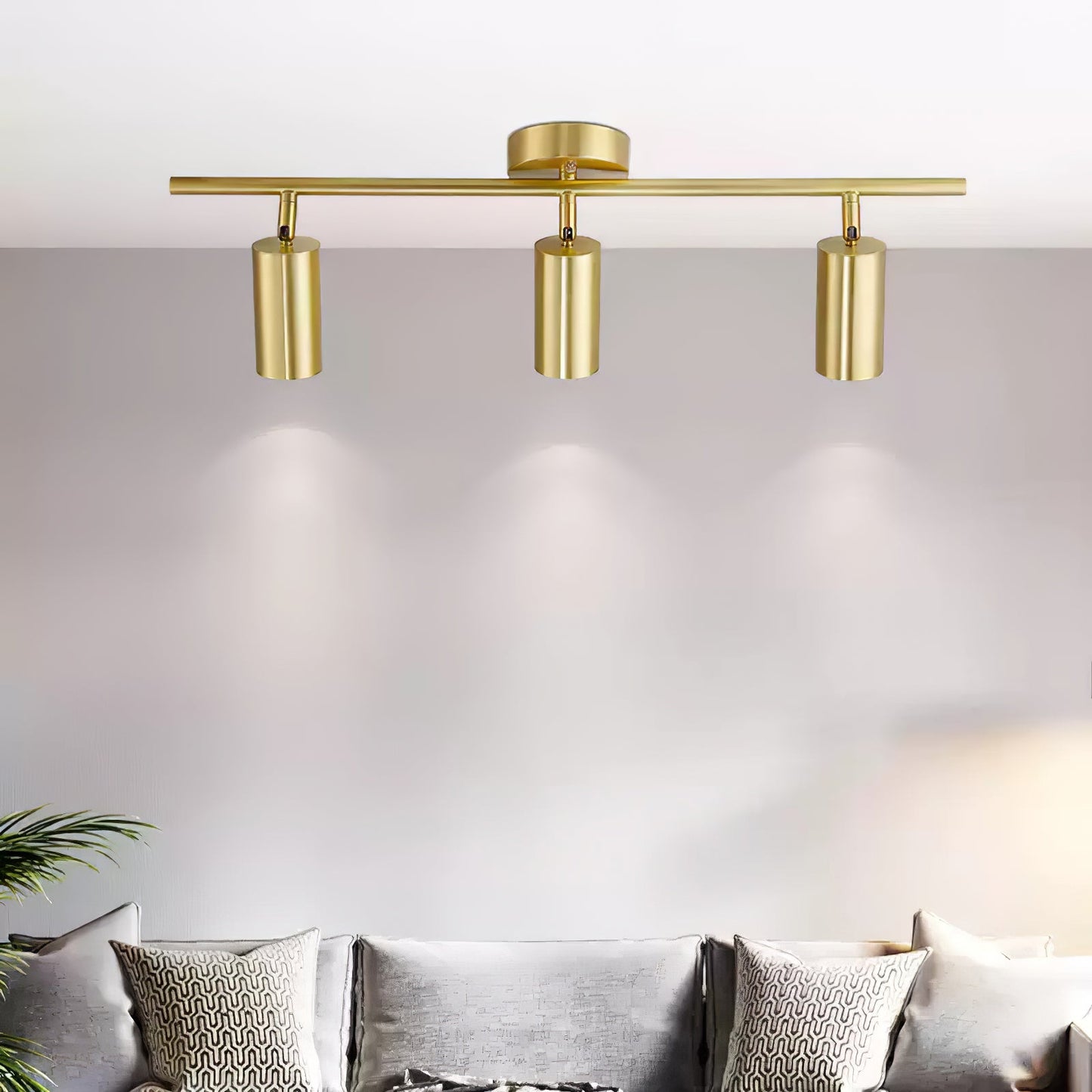 Evanna Ceiling Light | Adjustable Spotlight | Black, White, Gold