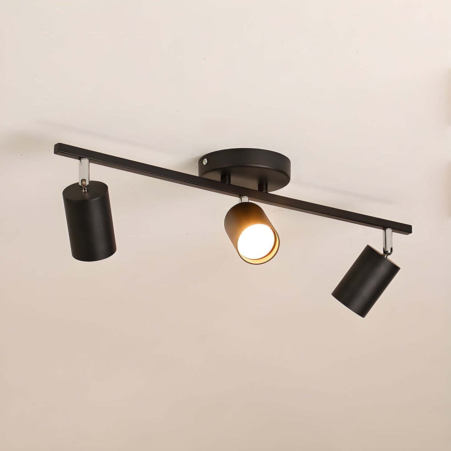 Evanna Ceiling Light | Adjustable Spotlight | Black, White, Gold