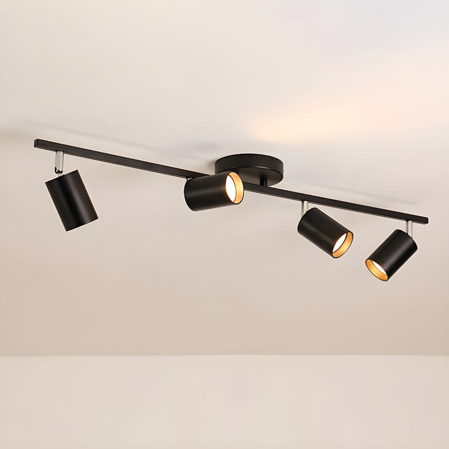 Evanna Ceiling Light | Adjustable Spotlight | Black, White, Gold