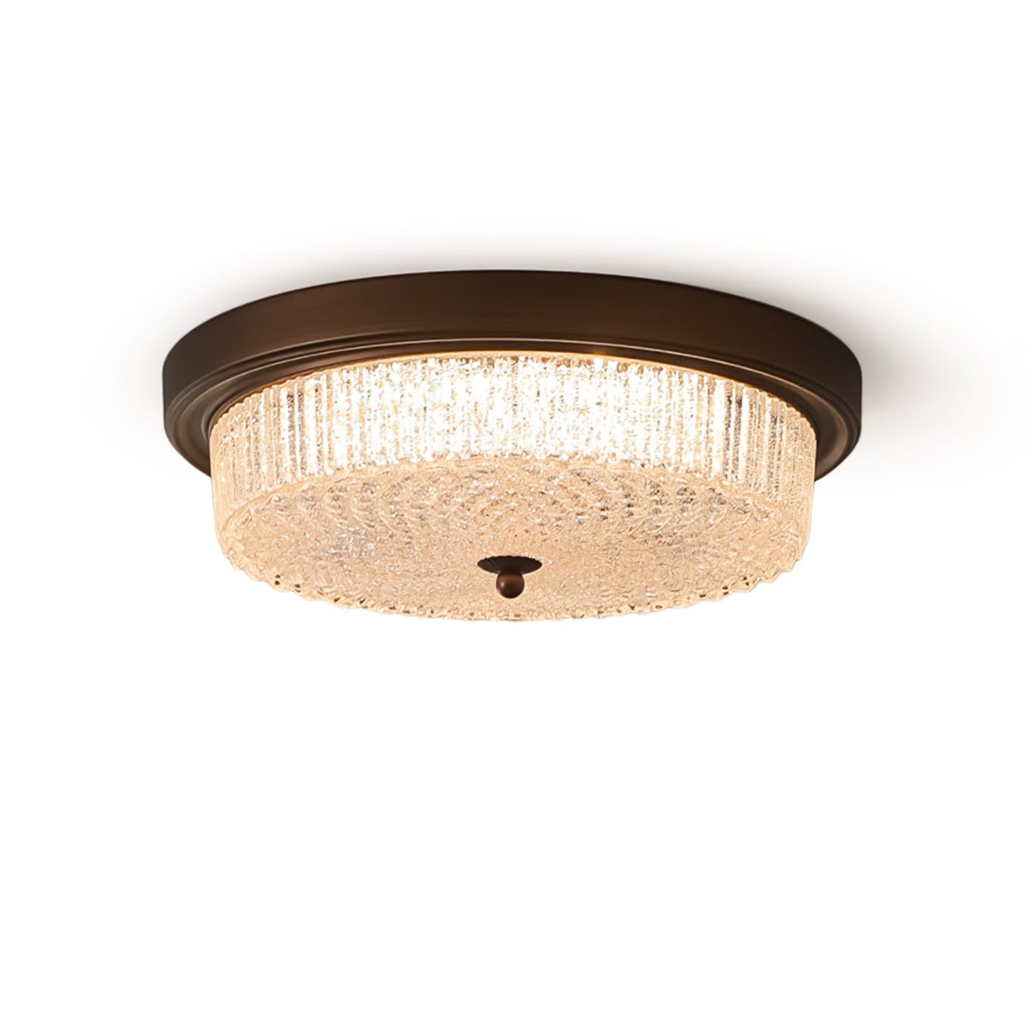 Fabula Ceiling Lamp | Vintage Bronze | Opaque Glass