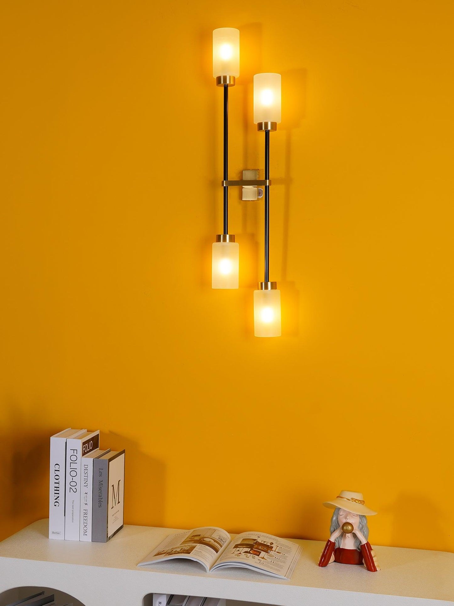 Farol Wall Light | Brass & Glass | Single/Double