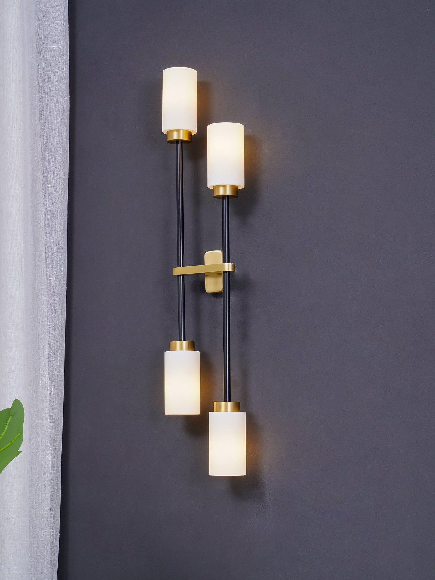 Farol Wall Light | Brass & Glass | Single/Double
