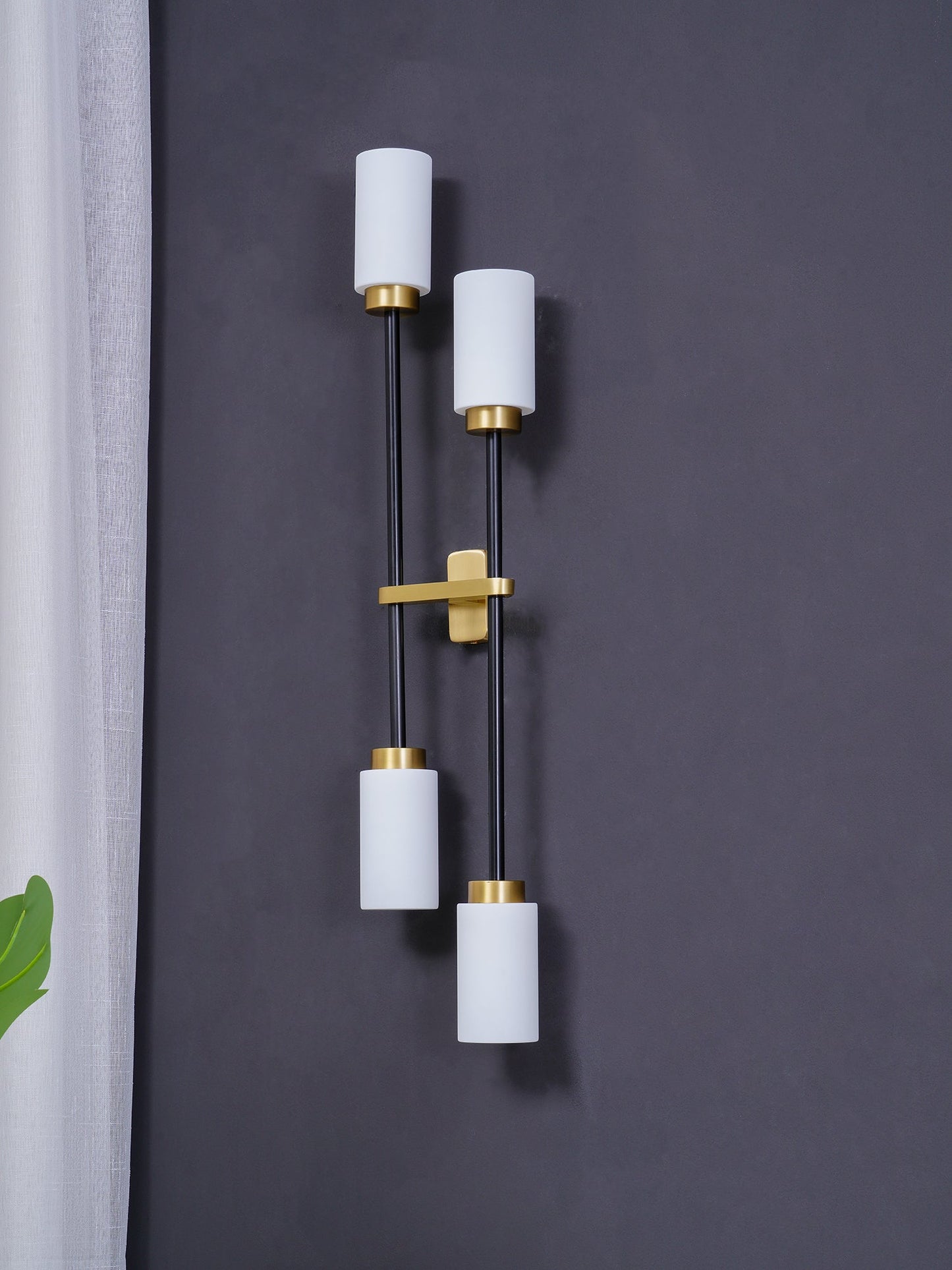 Farol Wall Light | Brass & Glass | Single/Double