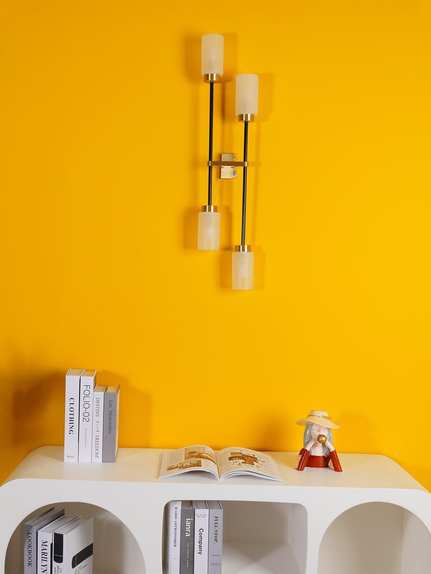 Farol Wall Light | Brass & Glass | Single/Double