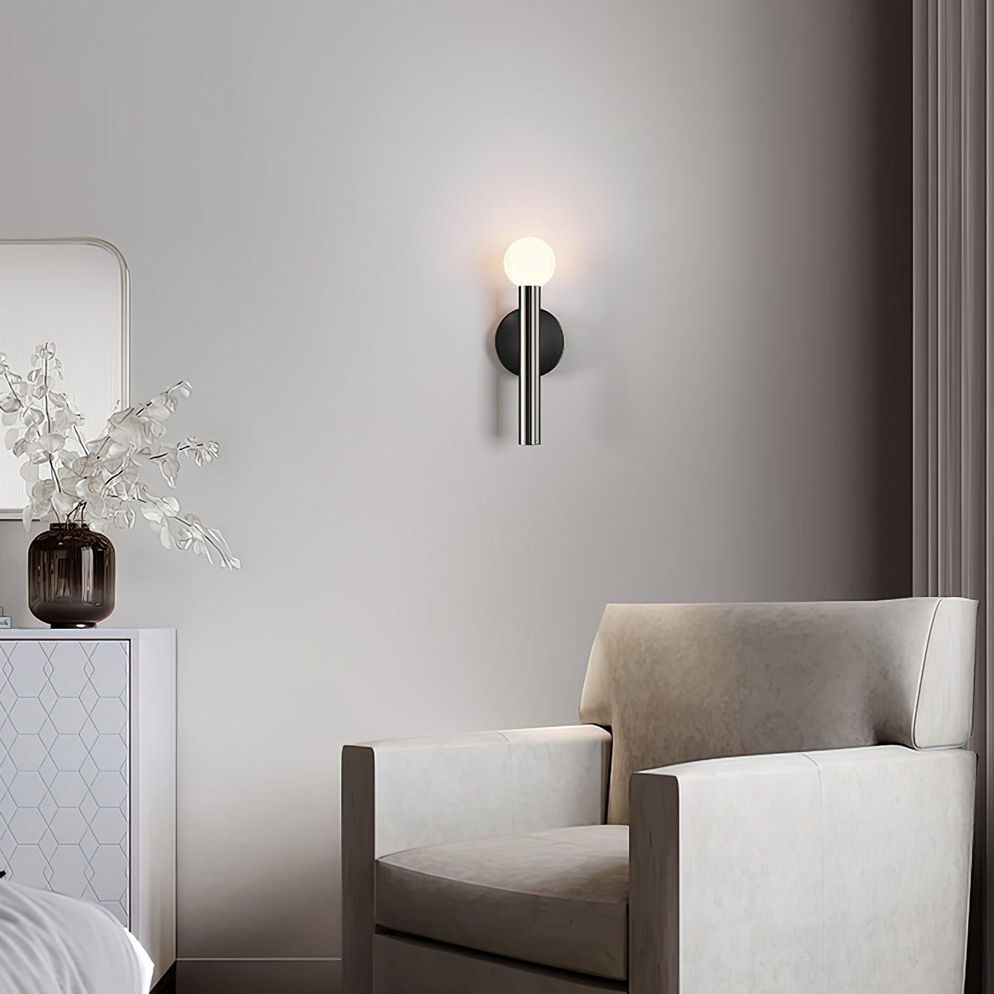Fedde Wall Lamp | Adjustable LED | Black or White