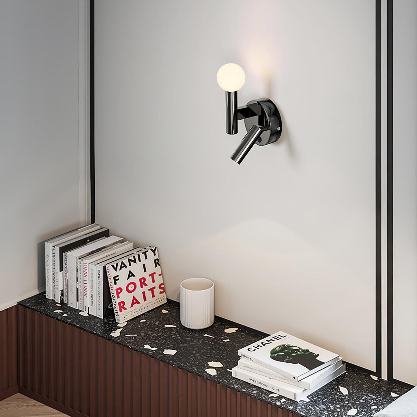 Fedde Wall Lamp | Adjustable LED | Black or White
