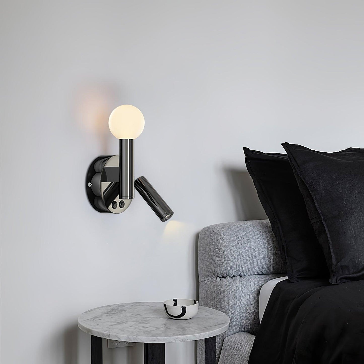 Fedde Wall Lamp | Adjustable LED | Black or White