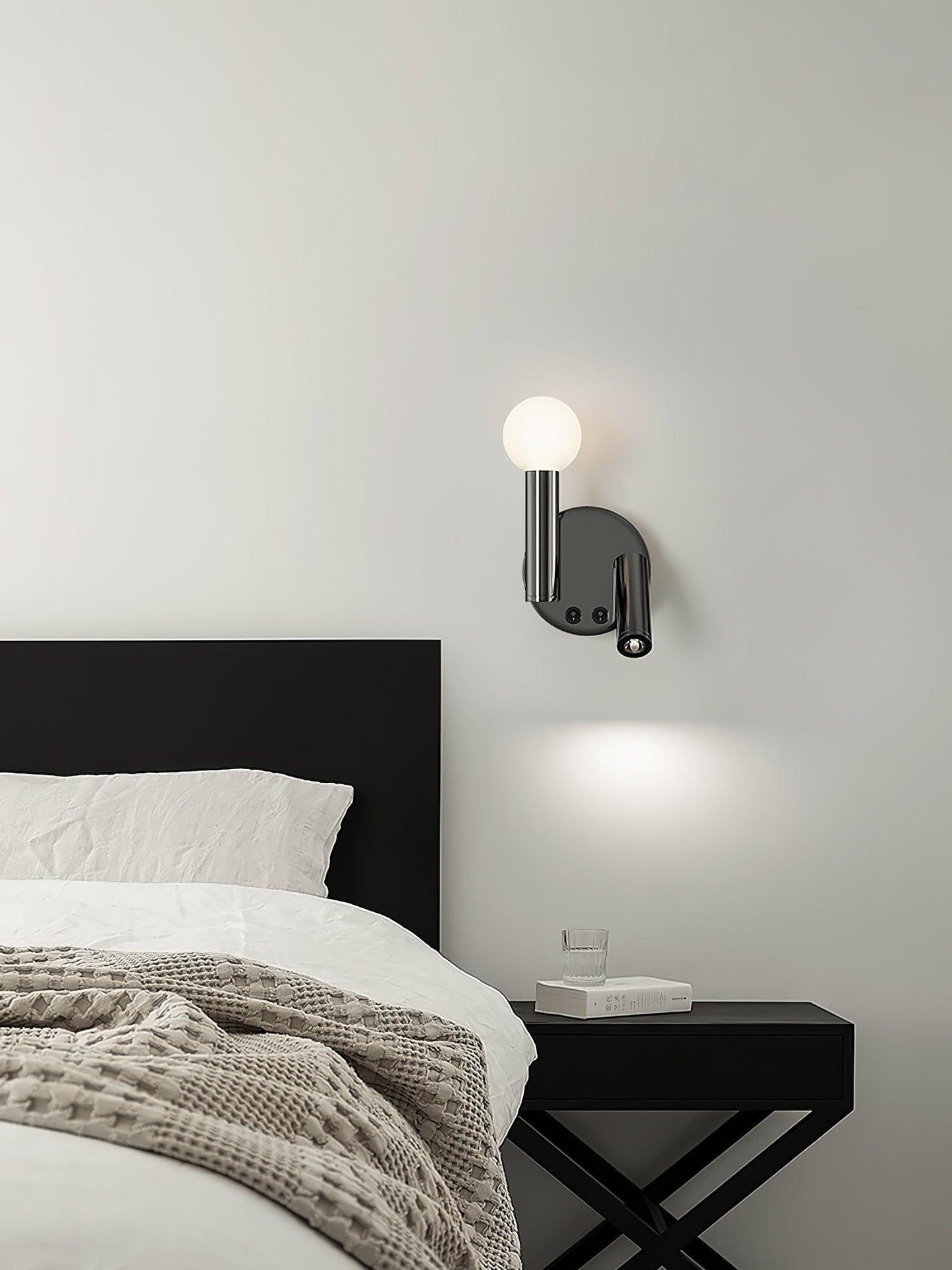 Fedde Wall Lamp | Adjustable LED | Black or White