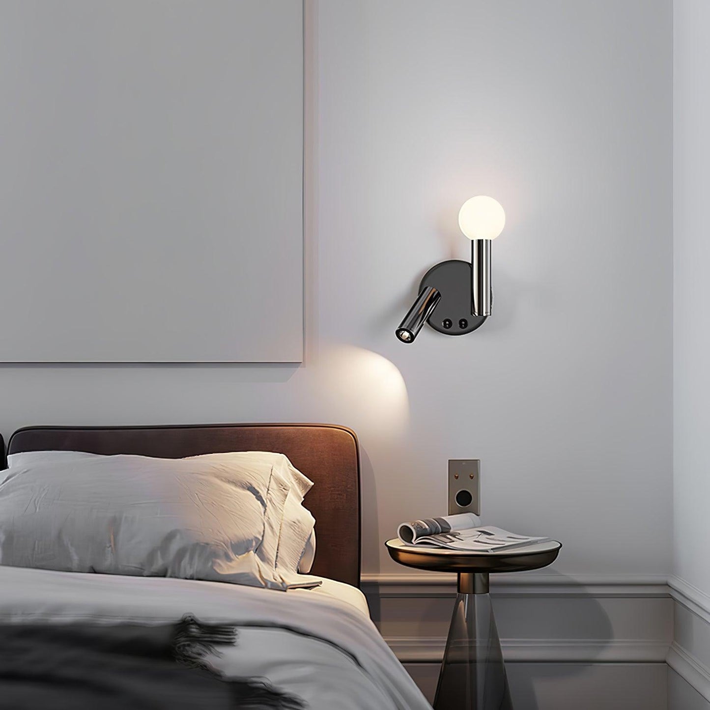 Fedde Wall Lamp | Adjustable LED | Black or White