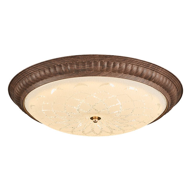 Ferrara Ceiling Light | Walnut Wood Grain | Acrylic