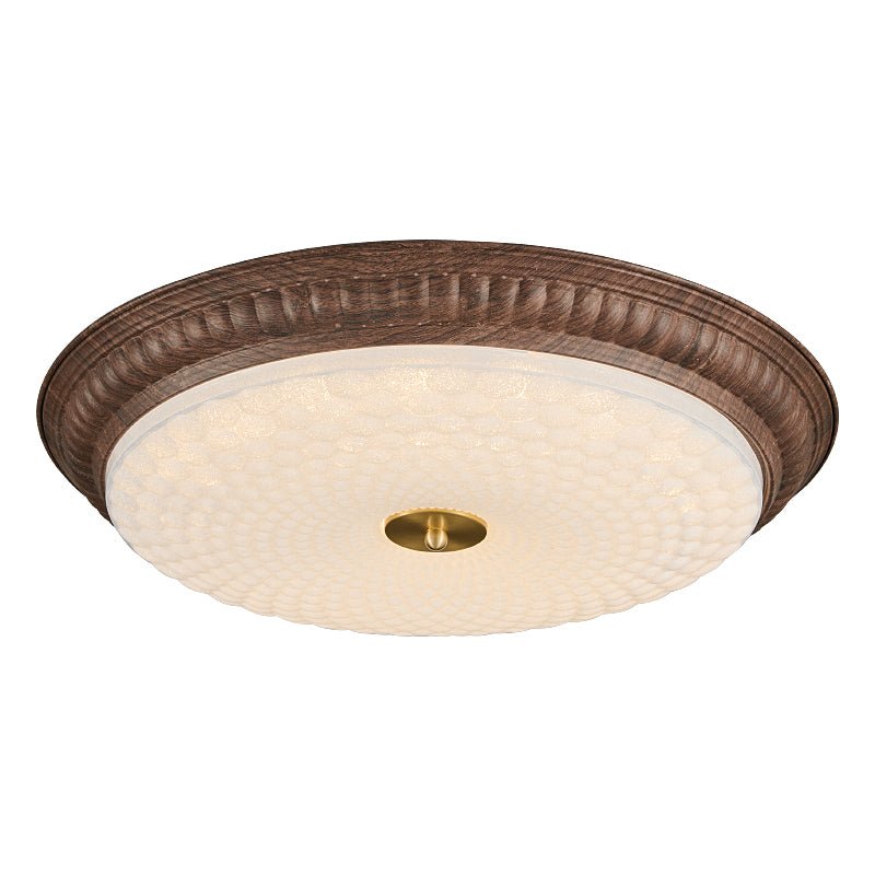 Ferrara Ceiling Light | Walnut Wood Grain | Acrylic
