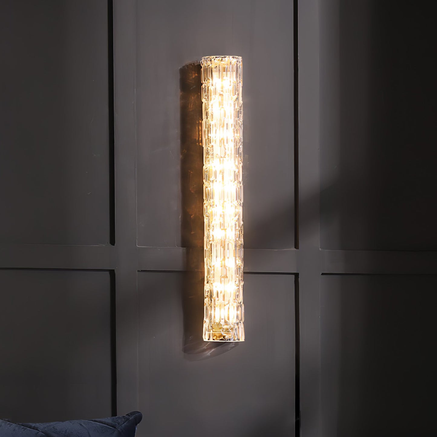 Fine Art Sconce | Glass Shade | Gold