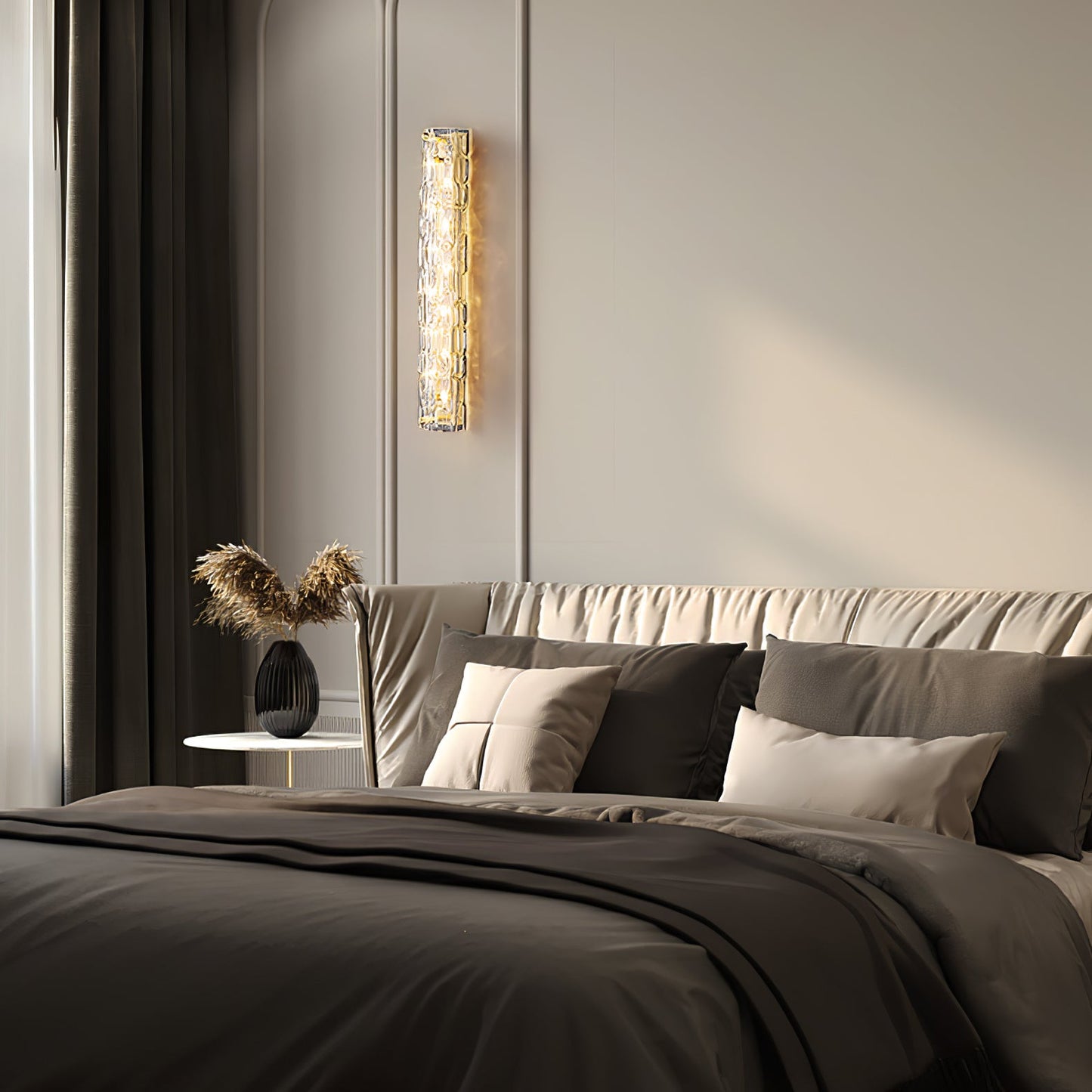 Fine Art Sconce | Glass Shade | Gold