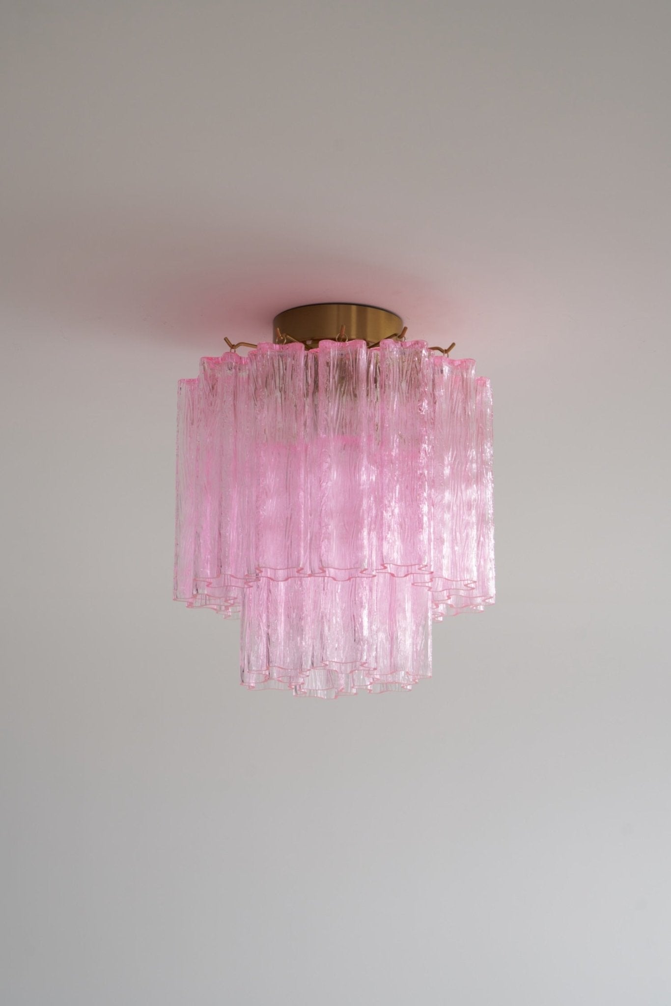 Fiora Ceiling Lamp | Murano Glass | Pink