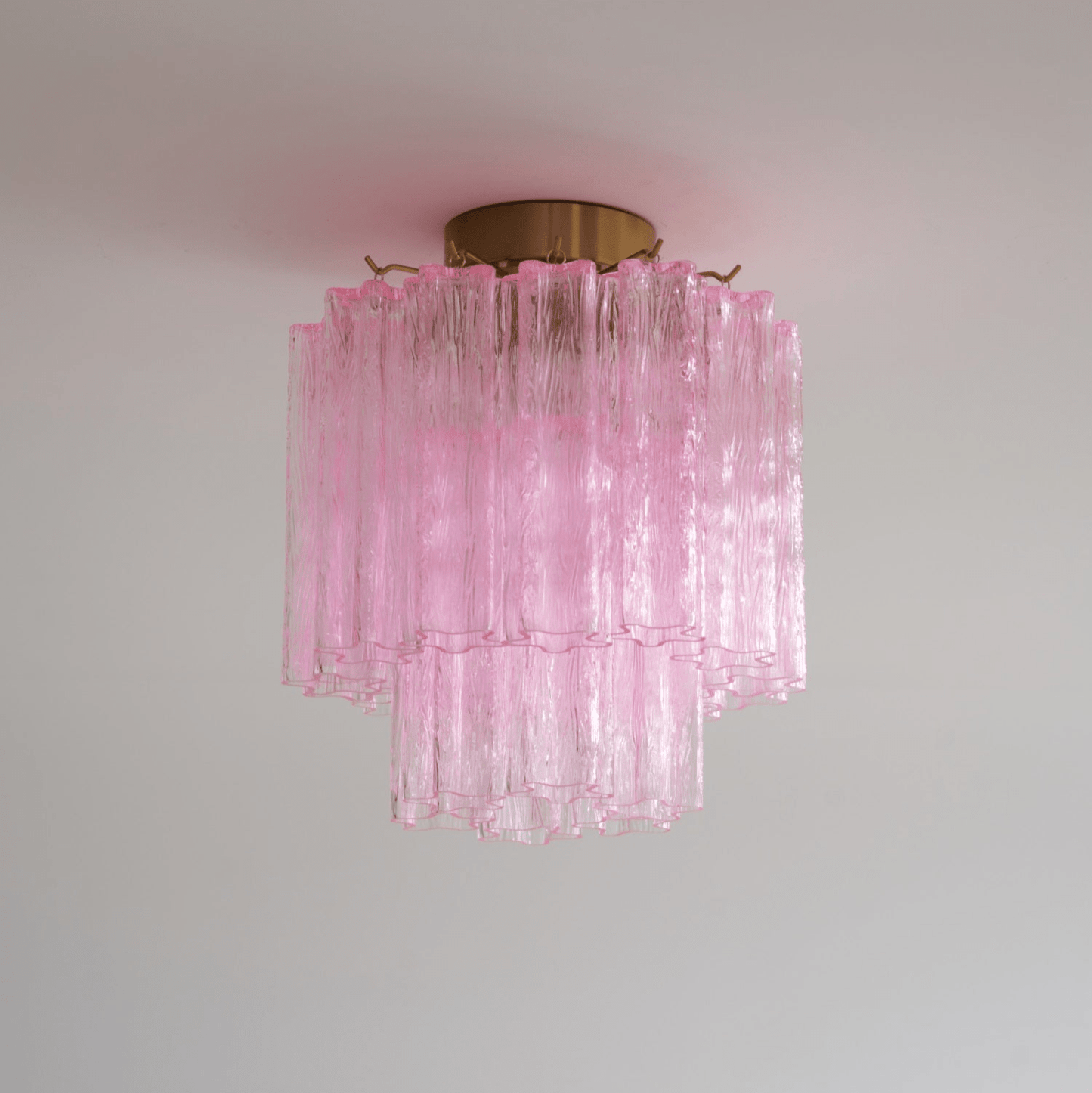 Fiora Ceiling Lamp | Murano Glass | Pink