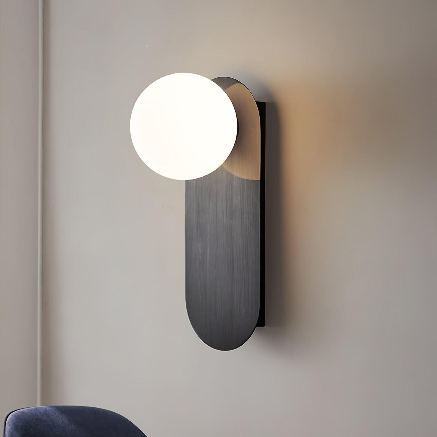 Globe Wall Sconce | Brass & Glass | Set of 2