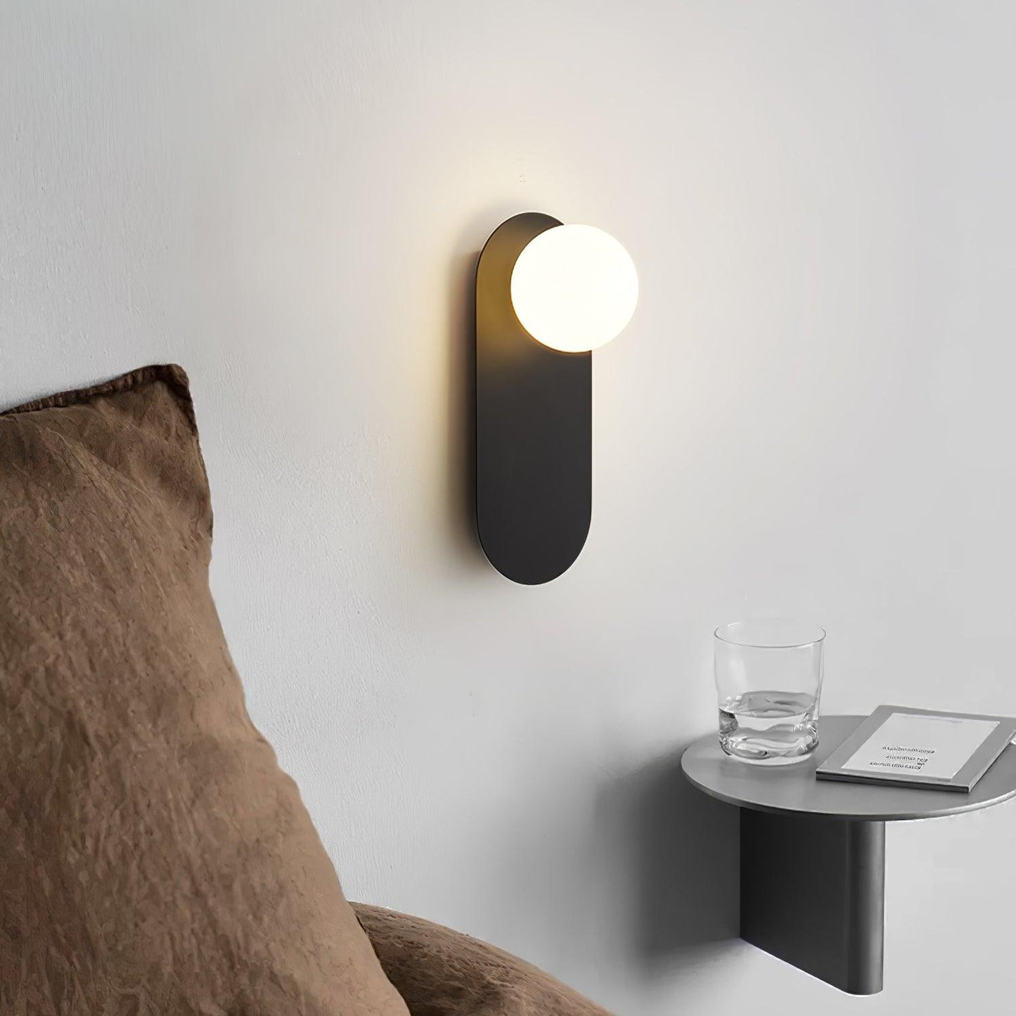 Globe Wall Sconce | Brass & Glass | Set of 2