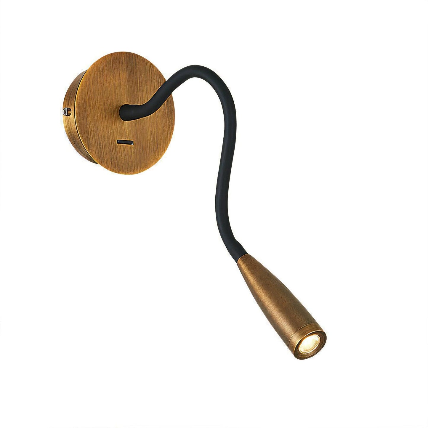 Flexi Hose Wall Light Sconce | Metal & Aluminum | Gold & Brushed Bronze | Set of 2