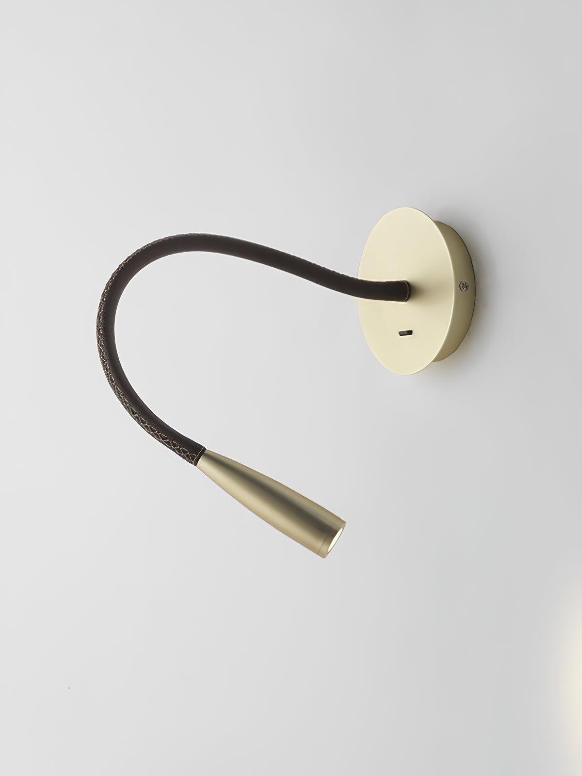Flexi Hose Wall Light Sconce | Metal & Aluminum | Gold & Brushed Bronze | Set of 2
