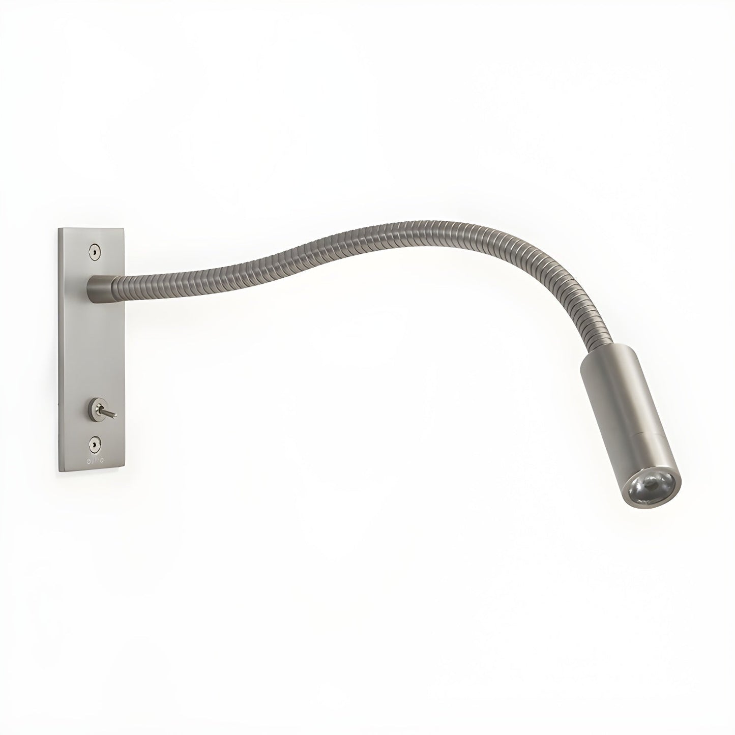Gooseneck Wall Lamp | Metal | Black, Brushed Bronze, Sand Nickel