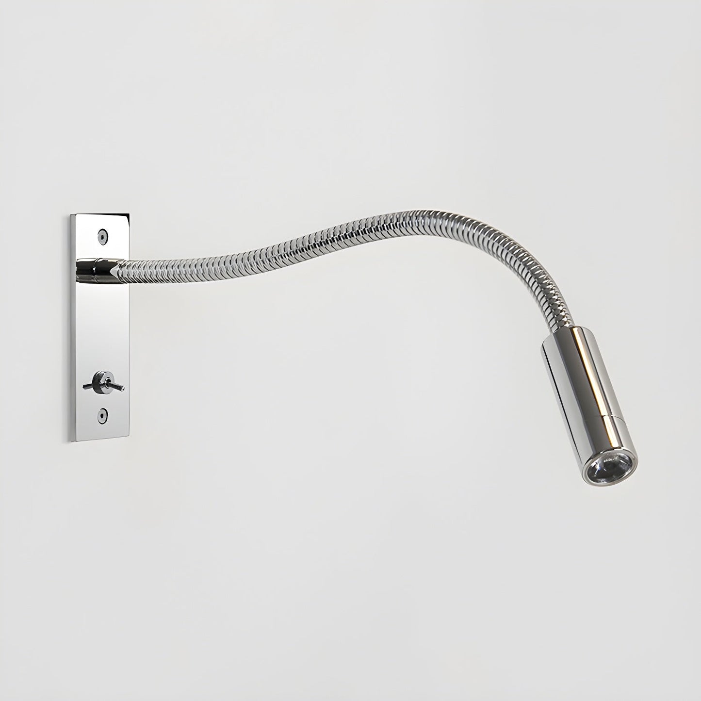 Gooseneck Wall Lamp | Metal | Black, Brushed Bronze, Sand Nickel
