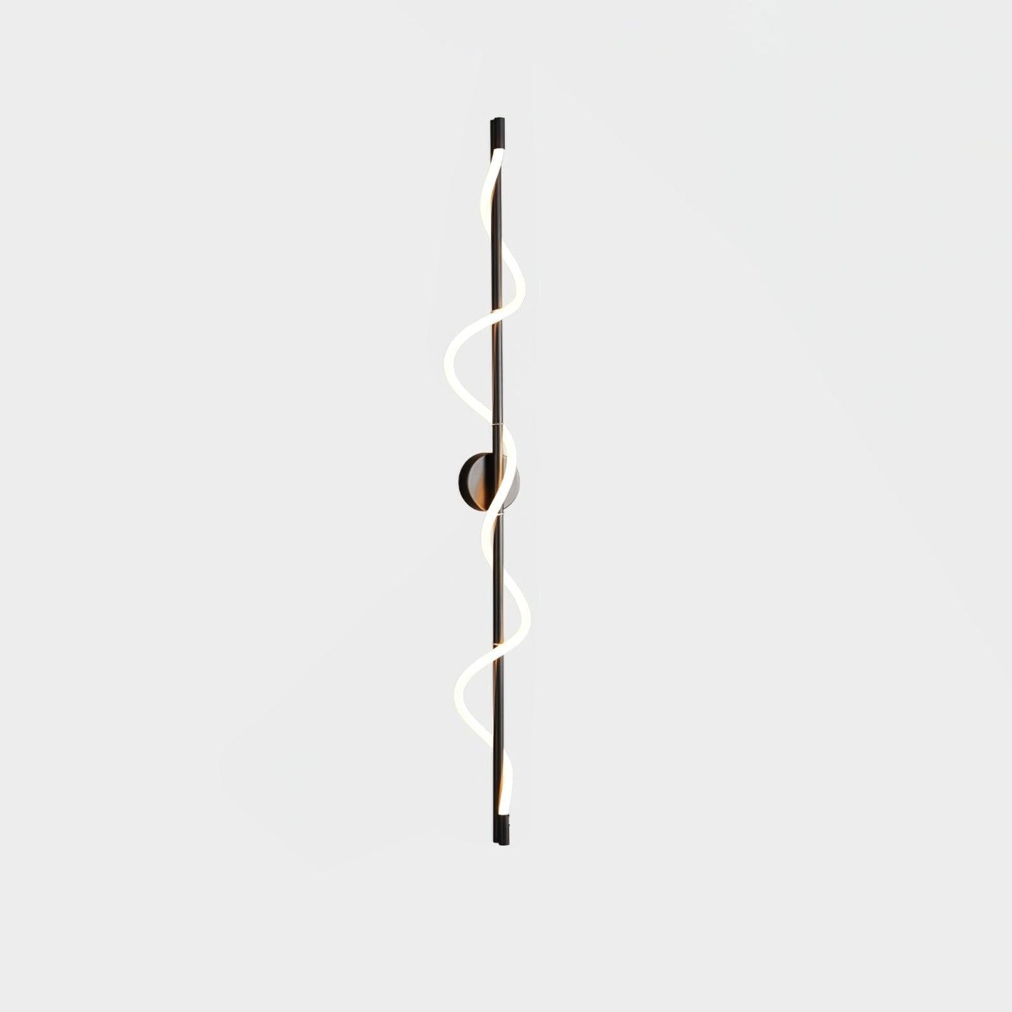 Flexible Linear Curve Wall Lamp | Silicone & Metal | Set of 2