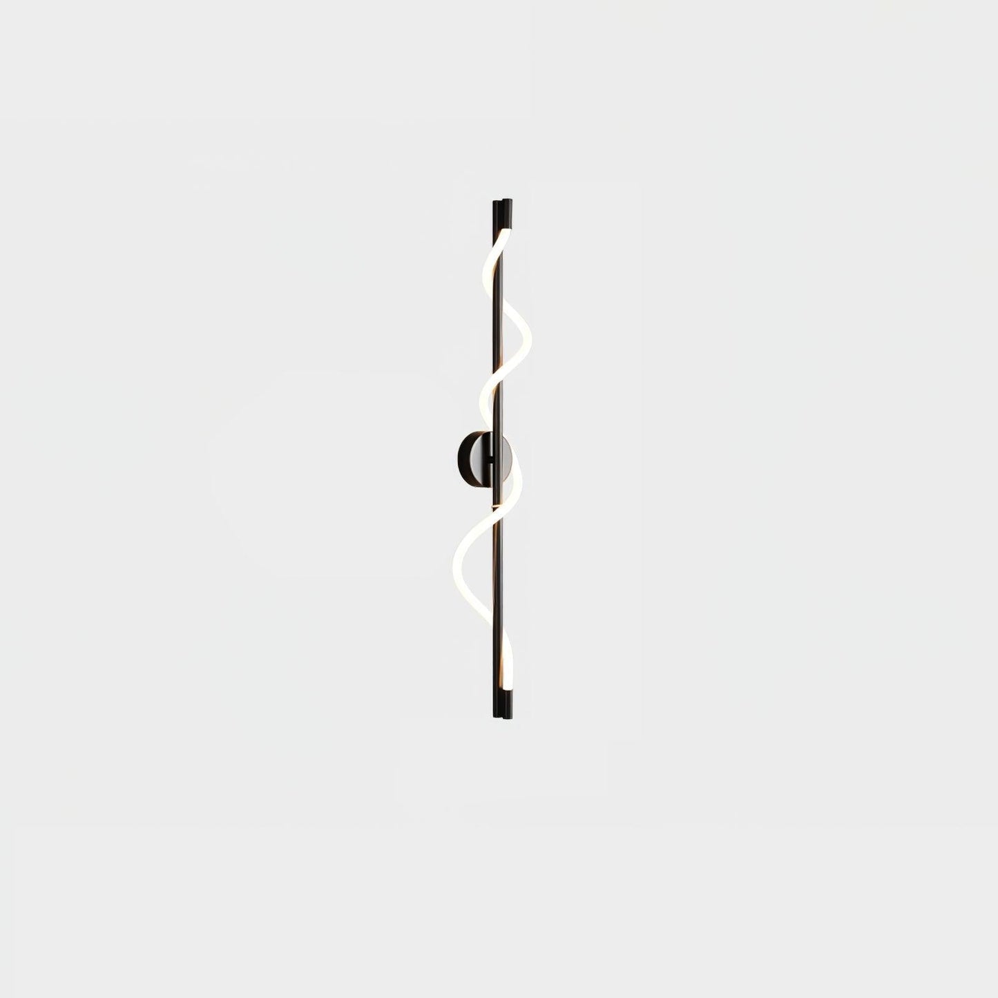 Flexible Linear Curve Wall Lamp | Silicone & Metal | Set of 2
