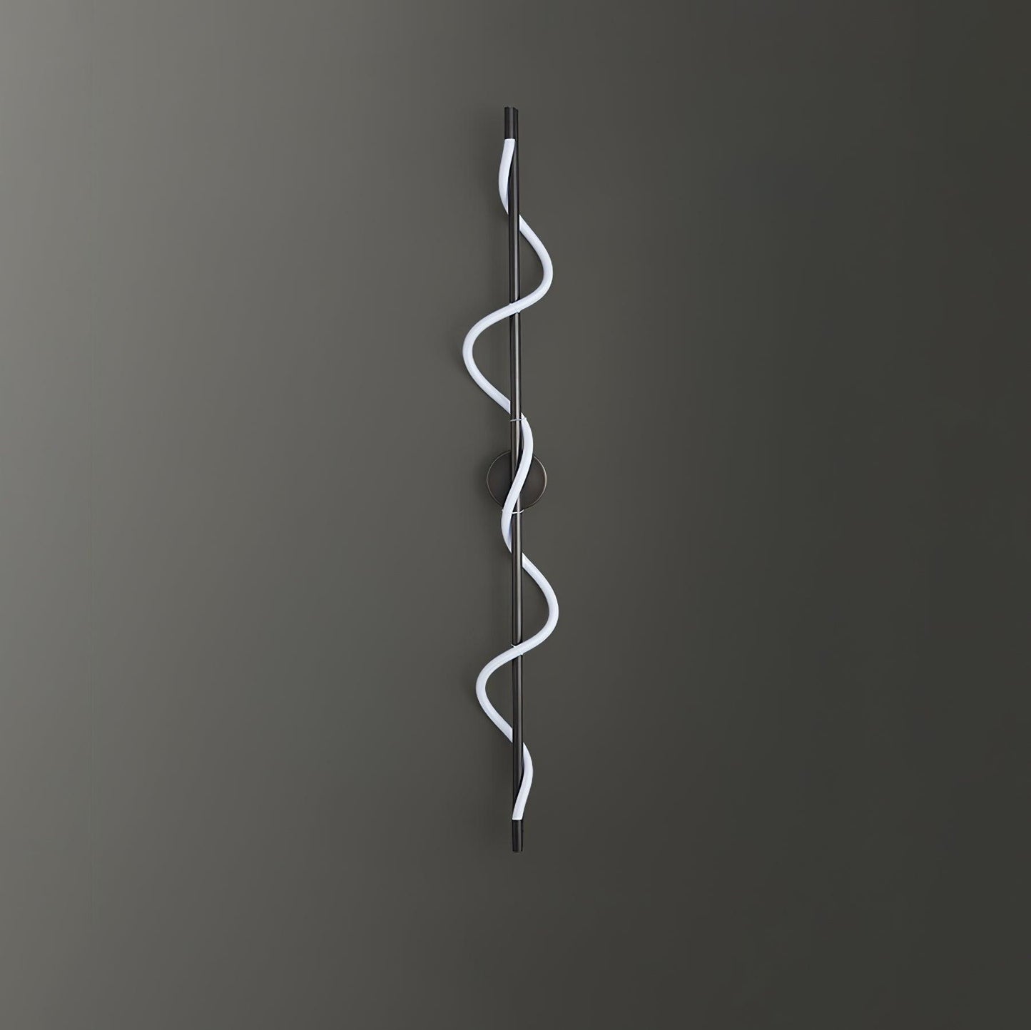 Flexible Linear Curve Wall Lamp | Silicone & Metal | Set of 2
