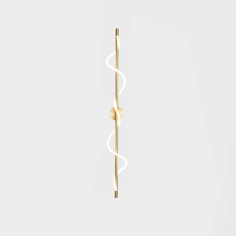 Flexible Linear Curve Wall Lamp | Silicone & Metal | Set of 2
