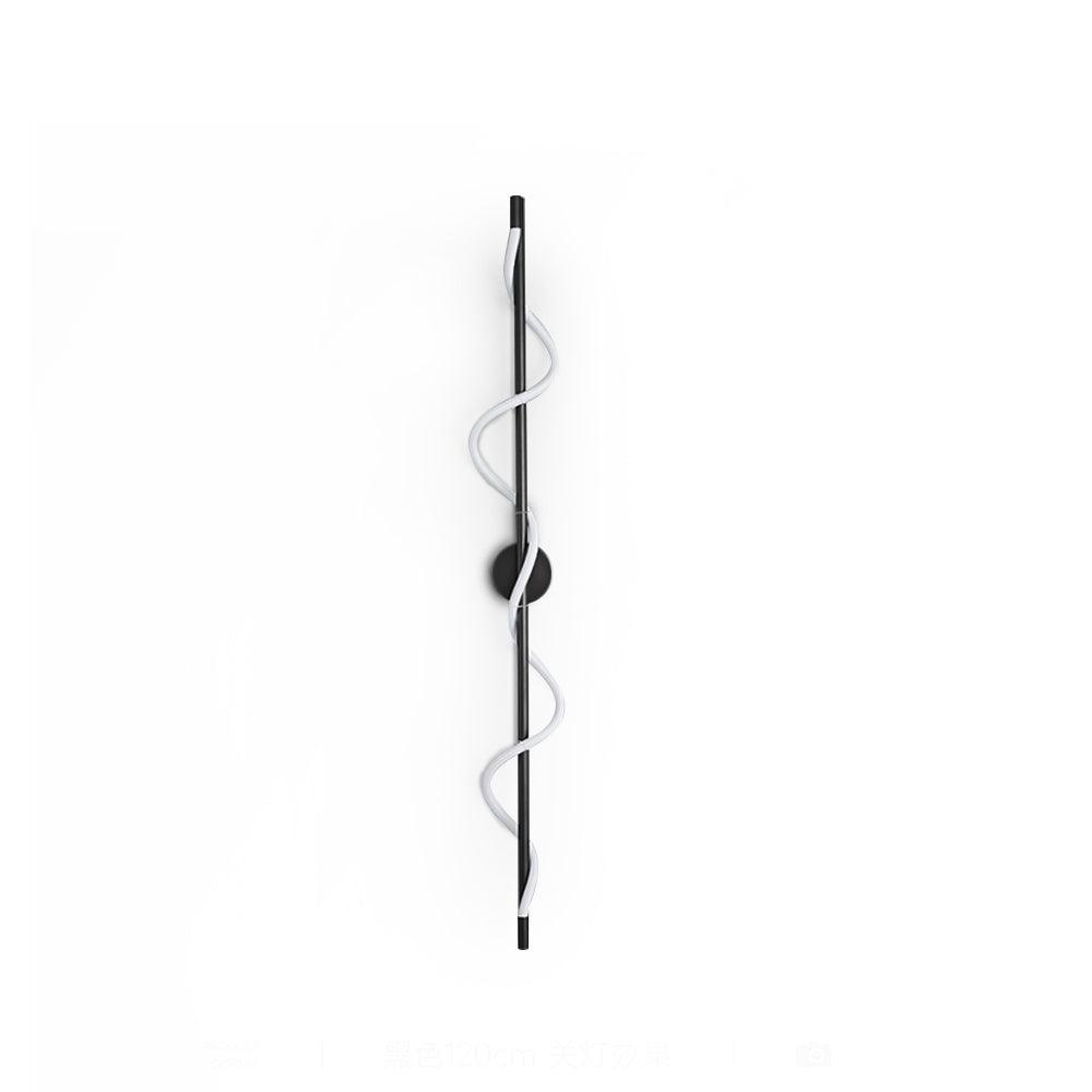 Flexible Linear Curve Wall Lamp | Silicone & Metal | Set of 2