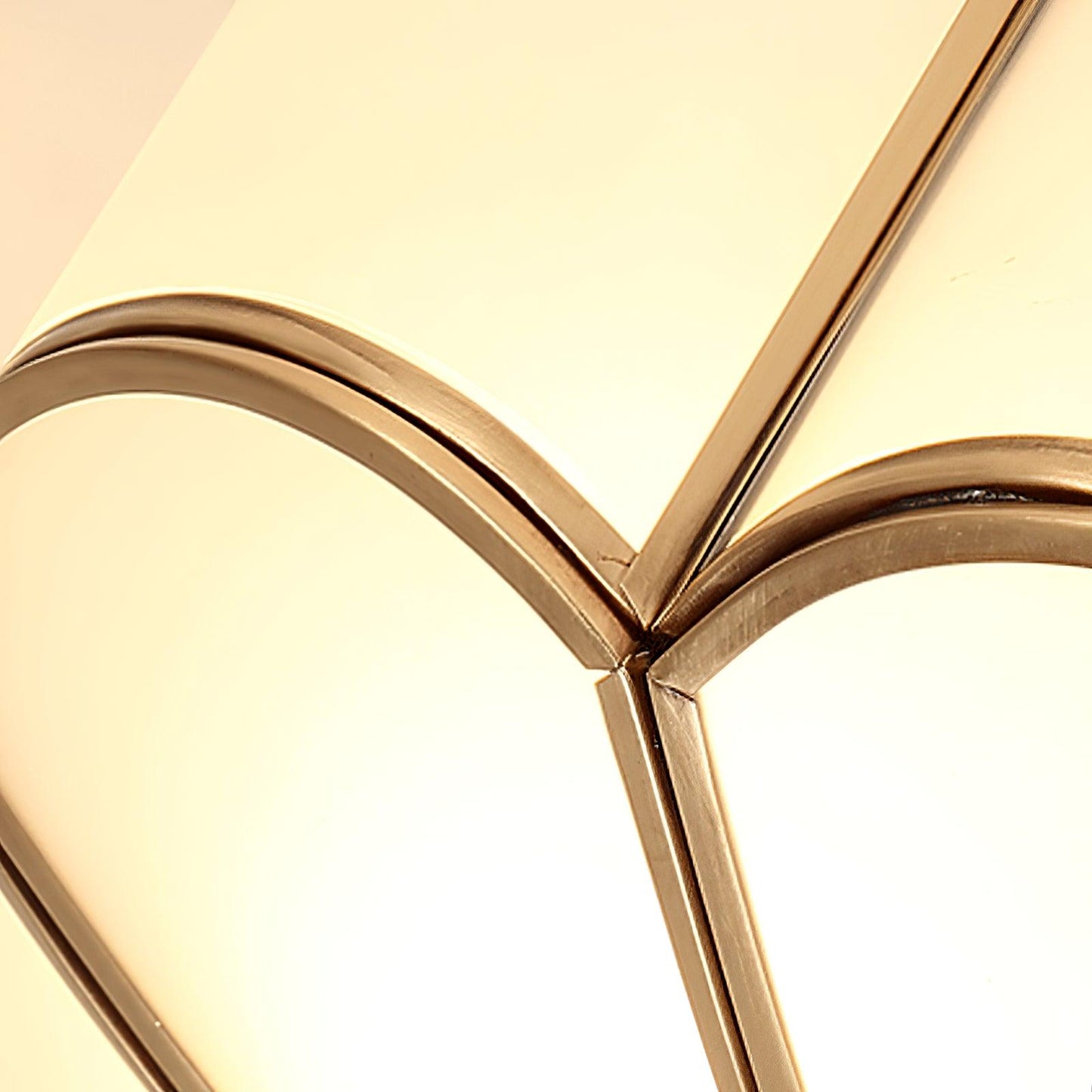 Flower Shape Ceiling Light | Frosted Glass & Brass | 3, 4, or 6 Heads