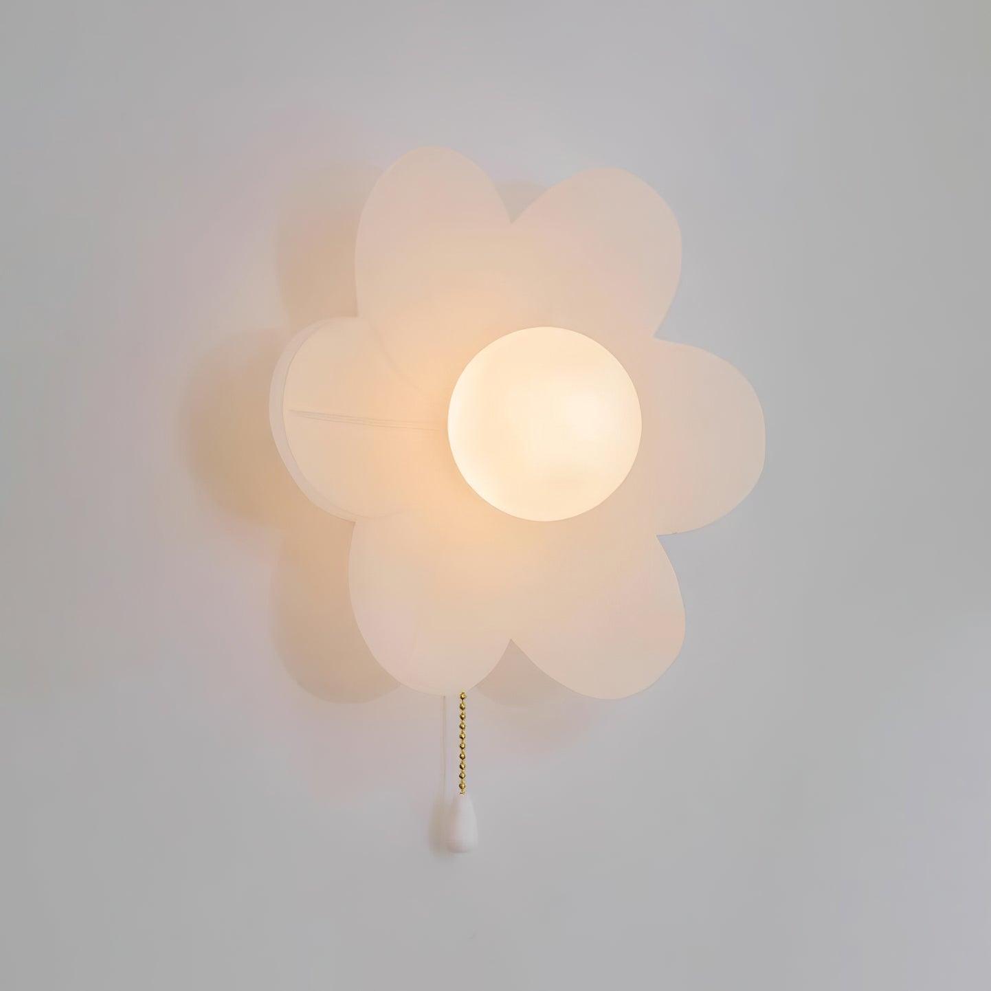 Flowers Wall Lamp | Resin & PC | White