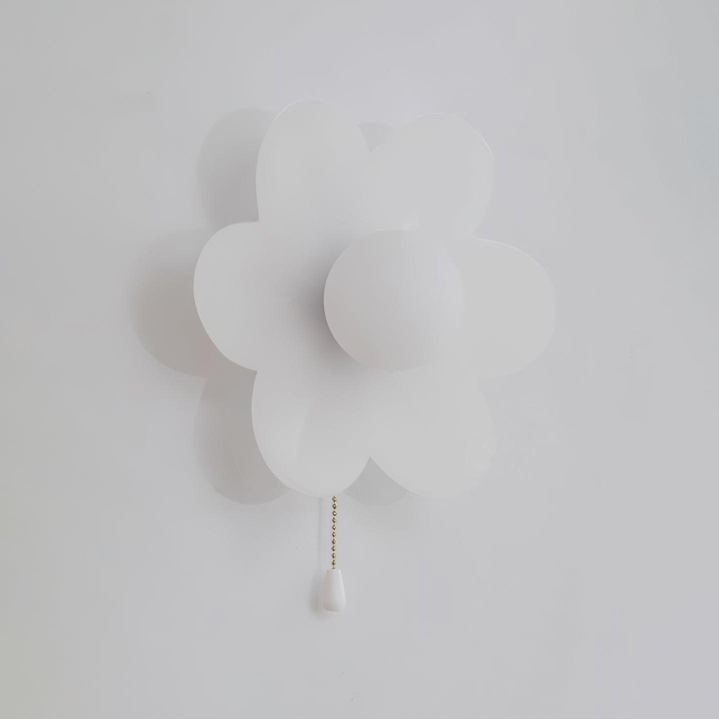 Flowers Wall Lamp | Resin & PC | White