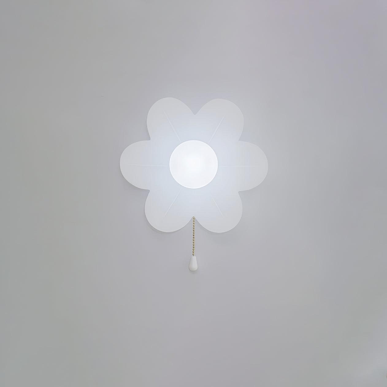 Flowers Wall Lamp | Resin & PC | White