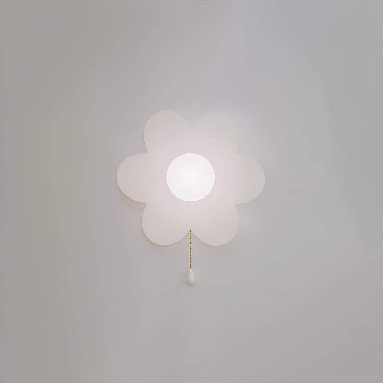 Flowers Wall Lamp | Resin & PC | White
