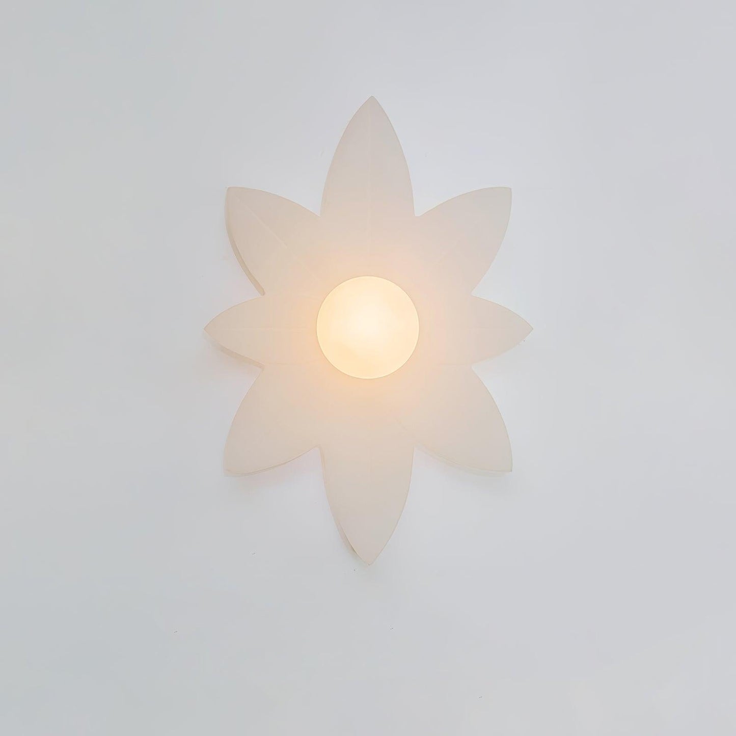 Flowers Wall Lamp | Resin & PC | White