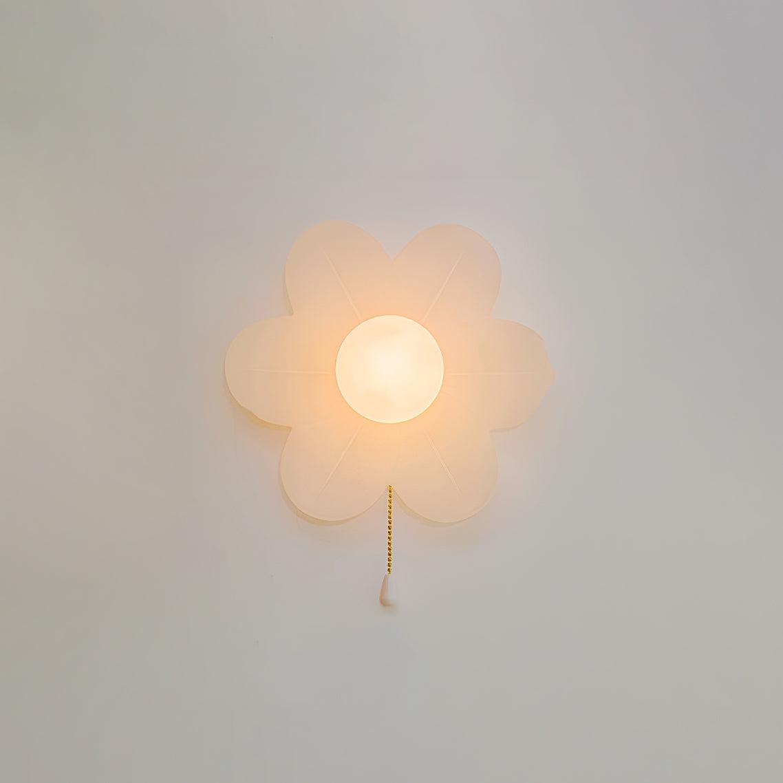 Flowers Wall Lamp | Resin & PC | White
