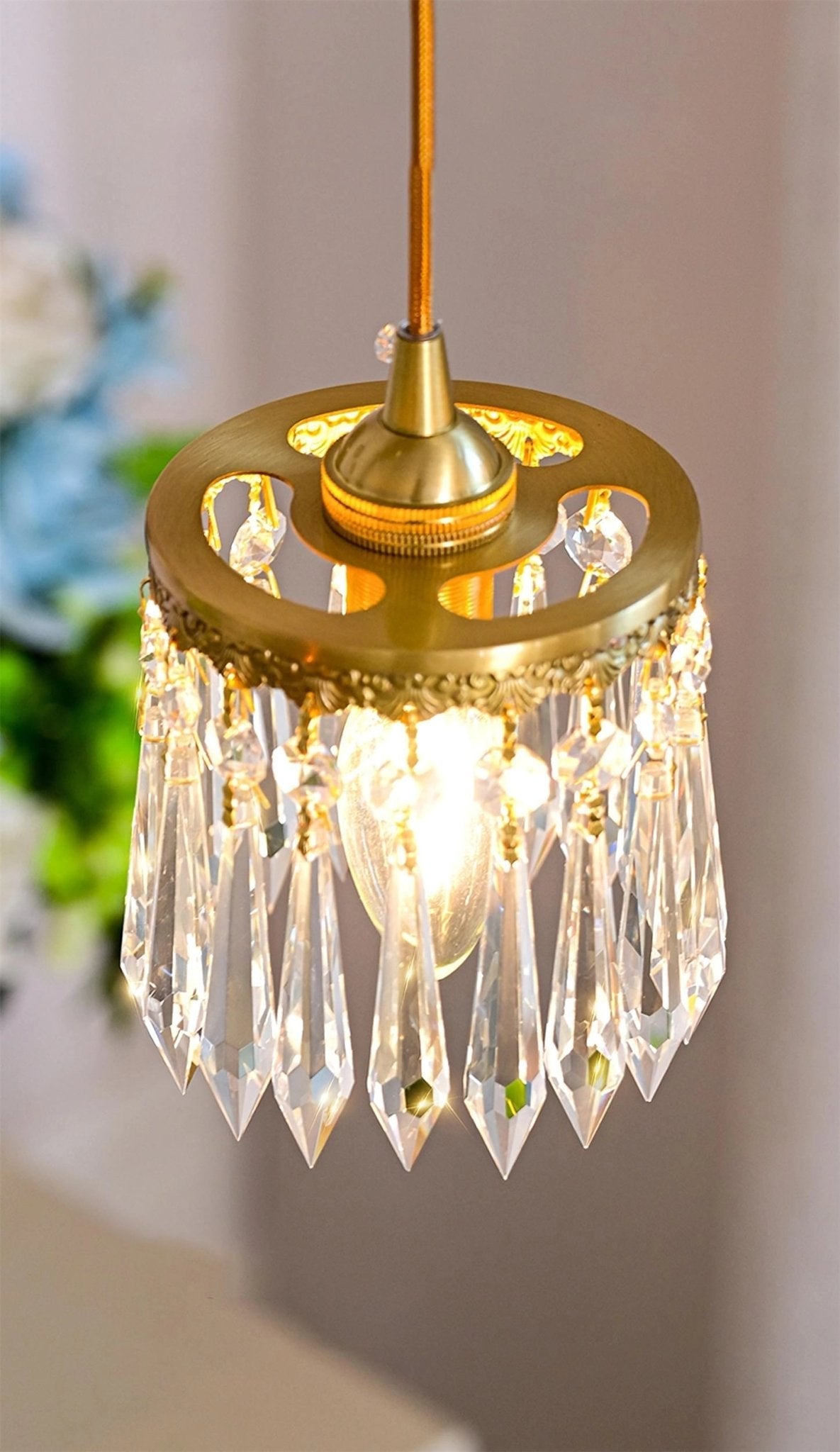 Flying Angel Wall Light | Baroque Design | Copper Finish