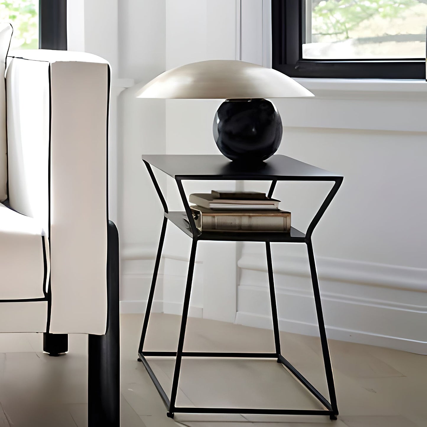 Formosa Marble Table Lamp | Metal & Marble | Bronze Shade