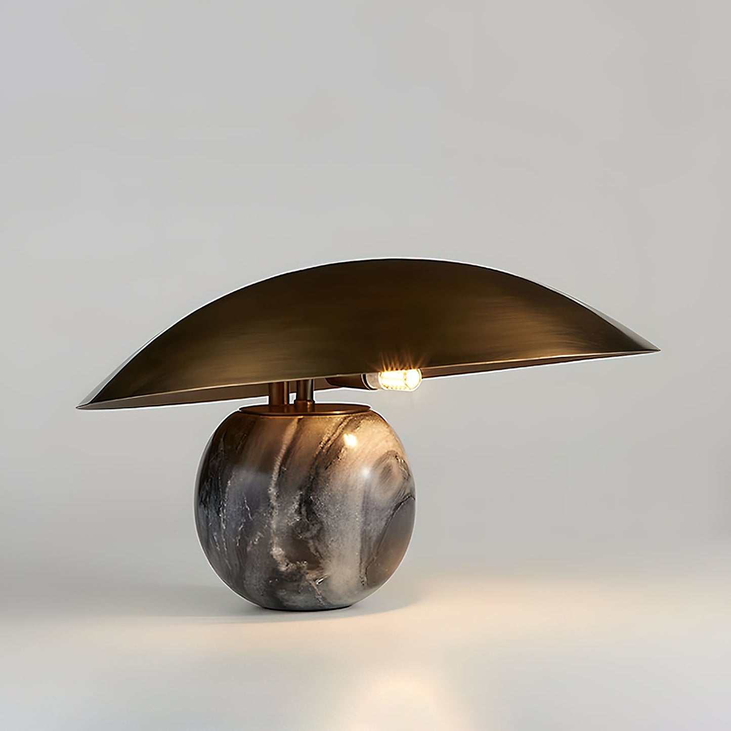 Formosa Marble Table Lamp | Metal & Marble | Bronze Shade
