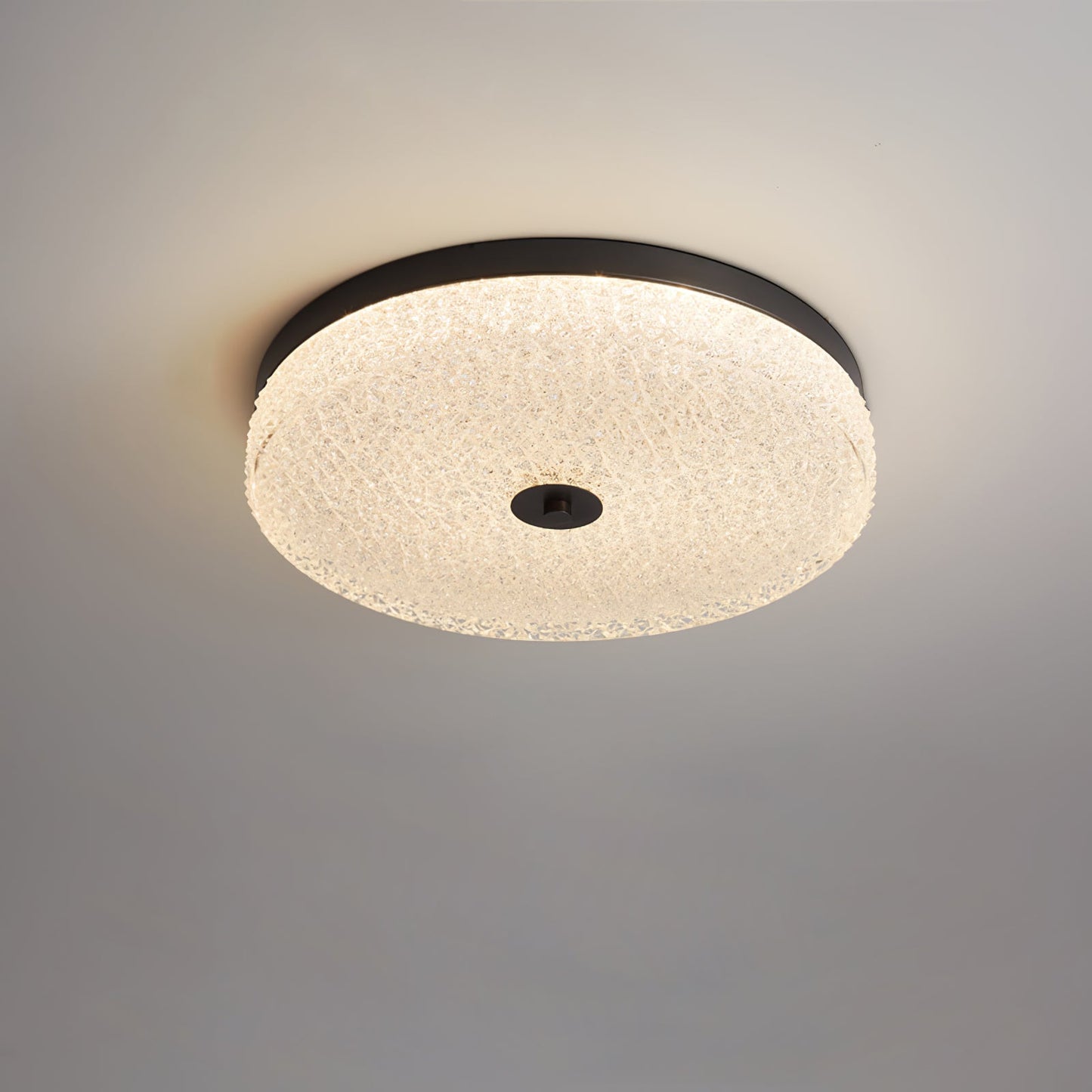 Frosted Dawn Ceiling Light | Brass, Acrylic, Metal | White