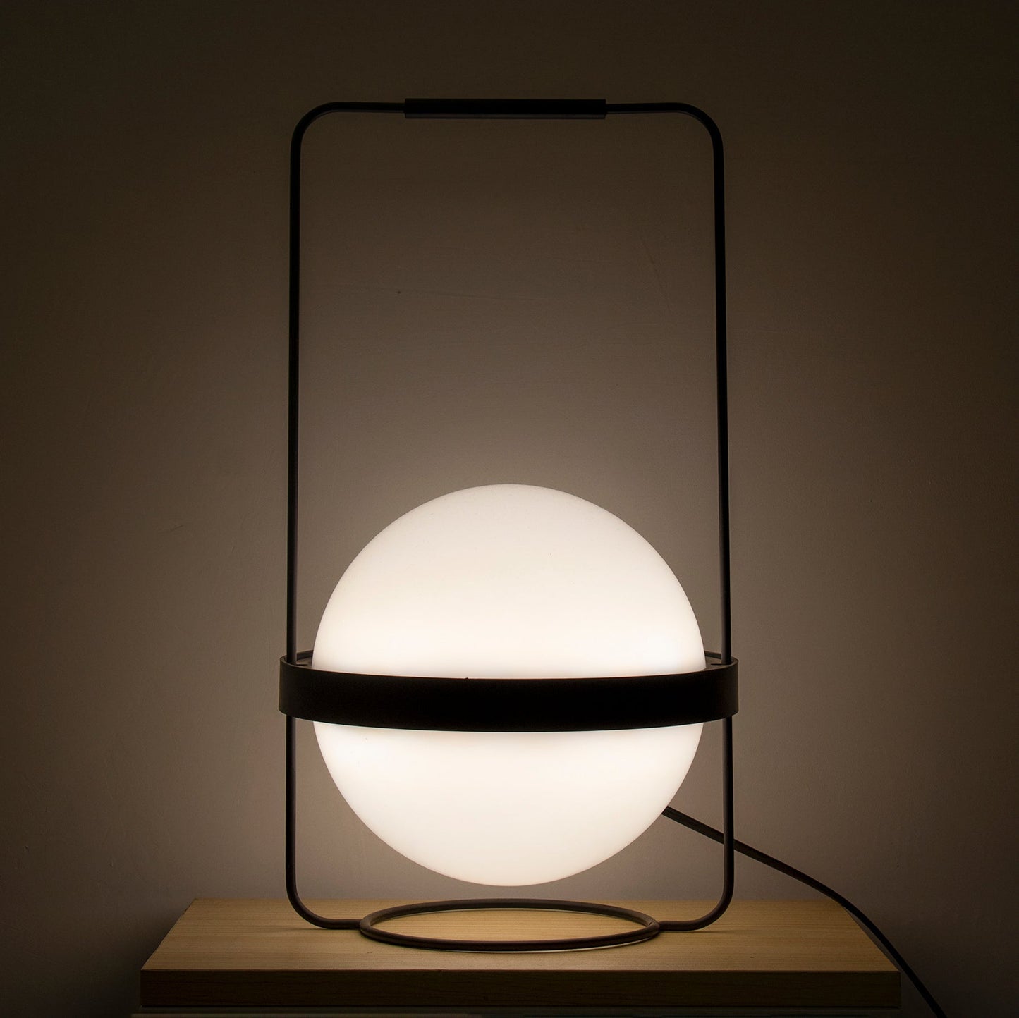 Gardens Table Lamp | Metal, Acrylic | Black