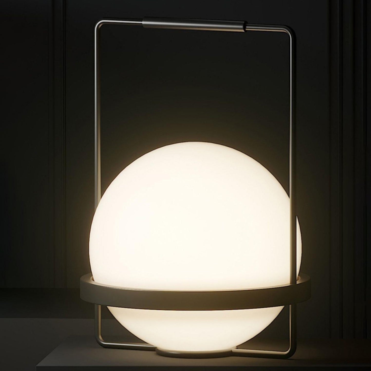 Gardens Table Lamp | Metal, Acrylic | Black