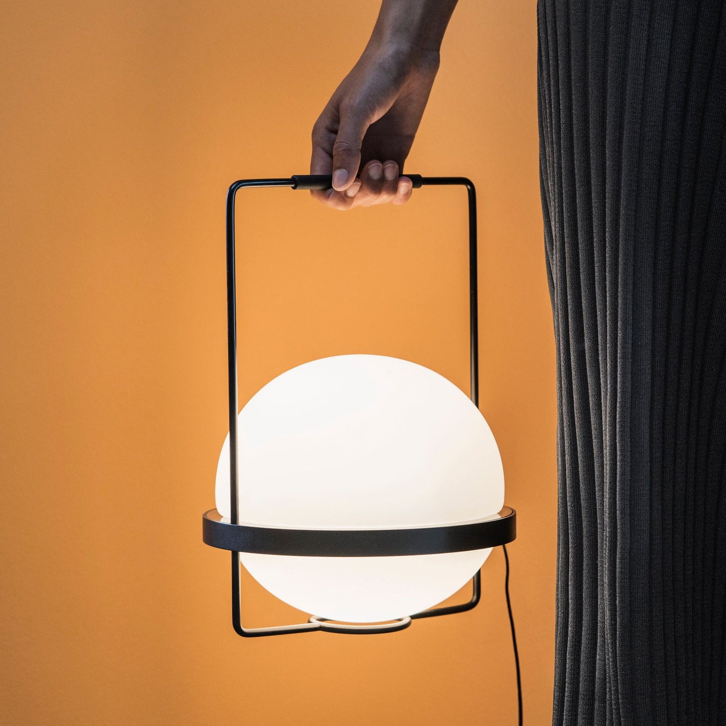 Gardens Table Lamp | Metal, Acrylic | Black