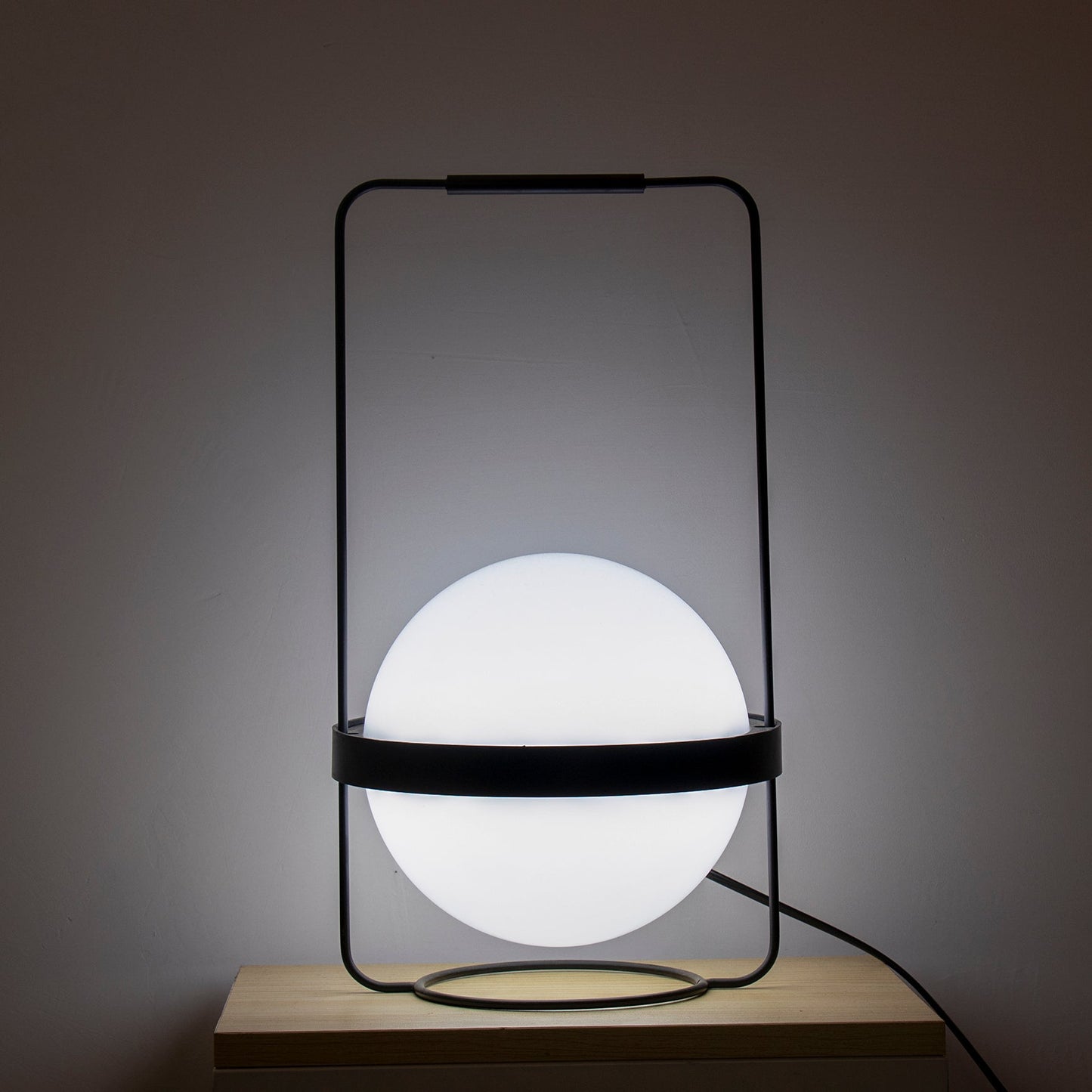 Gardens Table Lamp | Metal, Acrylic | Black