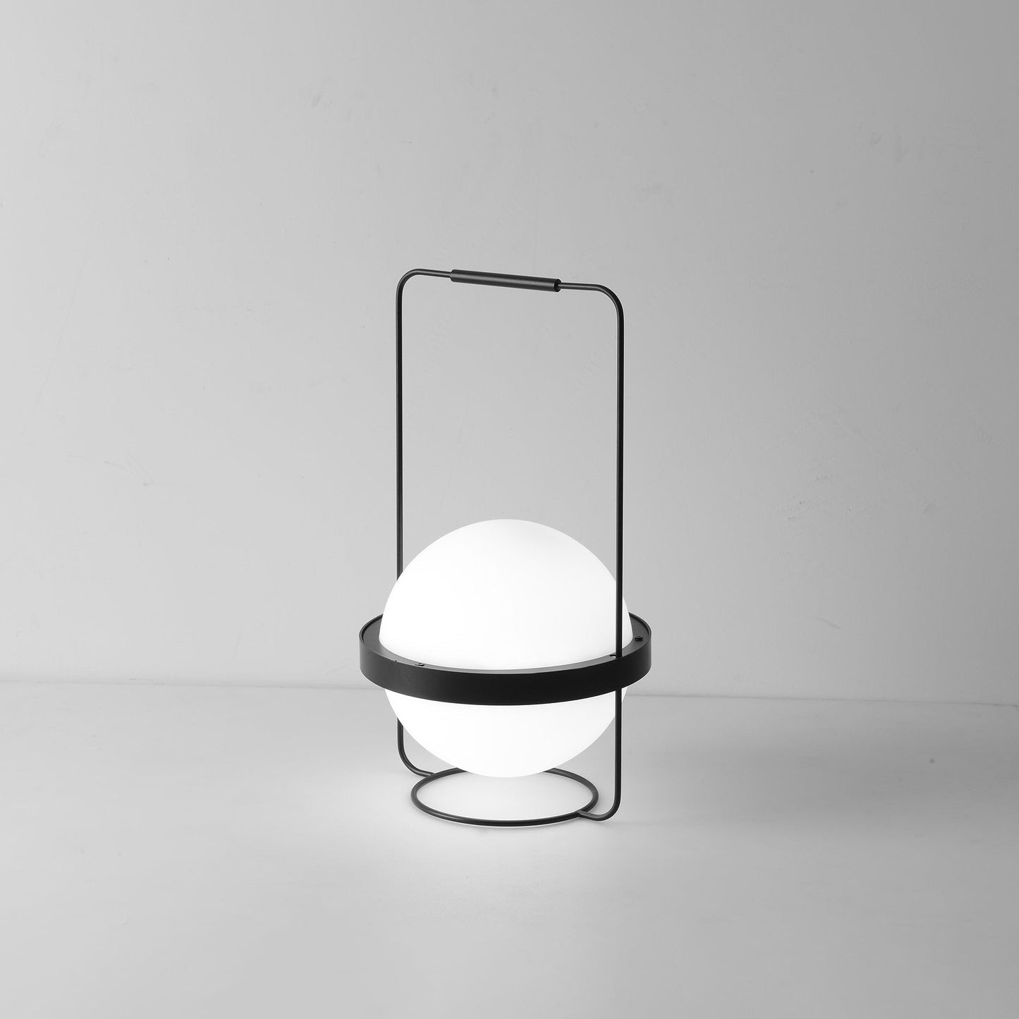 Gardens Table Lamp | Metal, Acrylic | Black