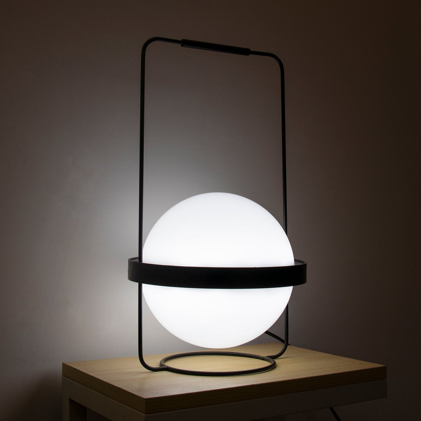 Gardens Table Lamp | Metal, Acrylic | Black
