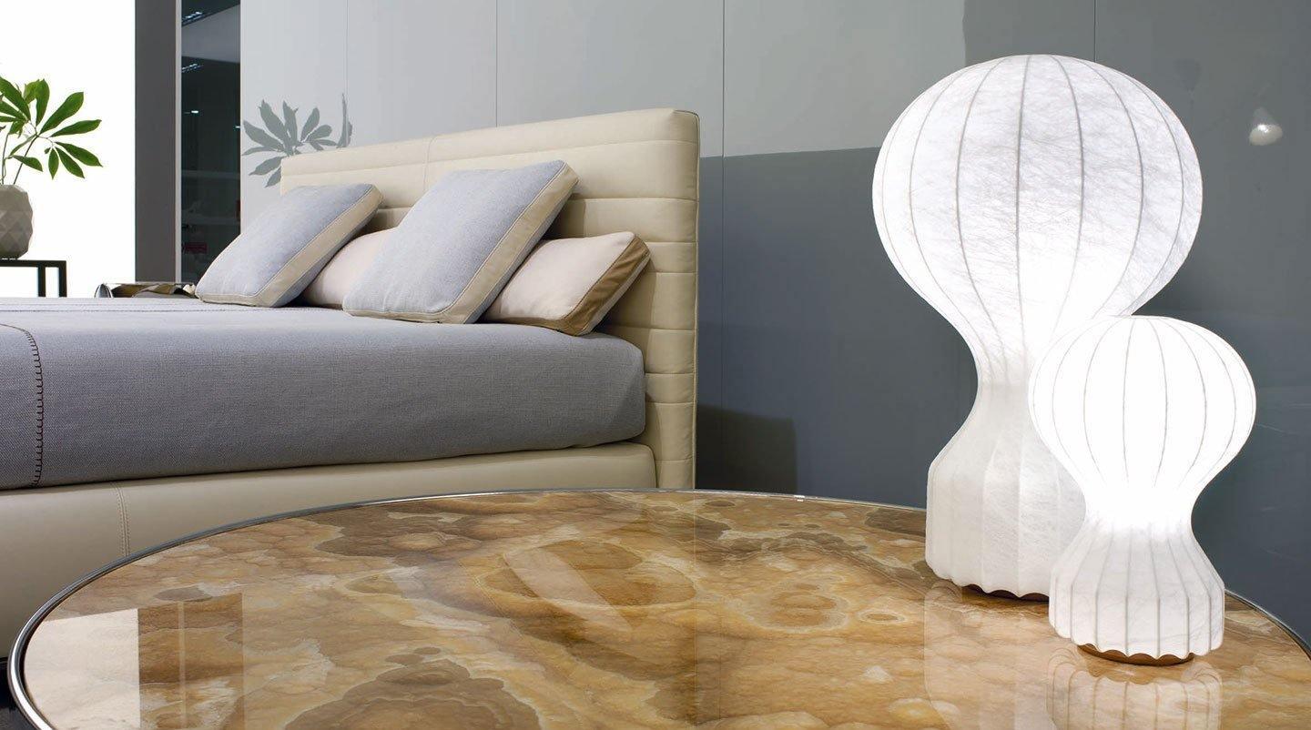 Hot Air Balloon Table Lamp | Steel & Cocoon Design | White Shade